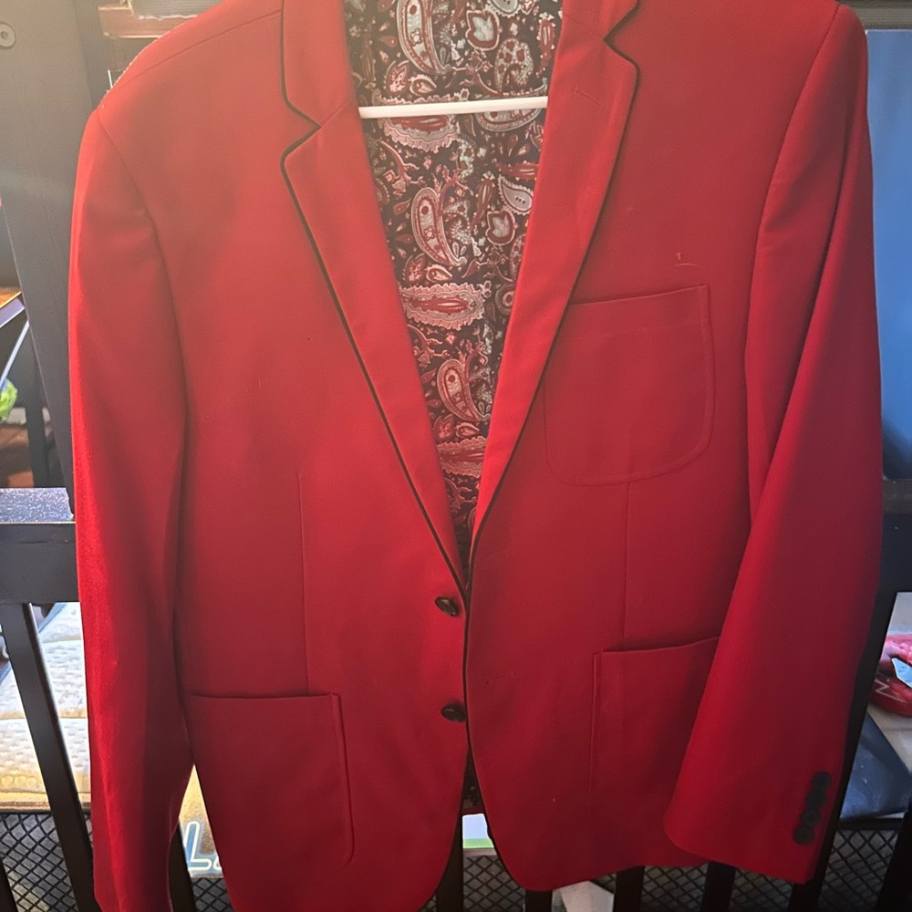Men's Red Blazer